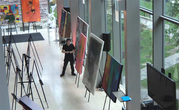 Black Modern Easels