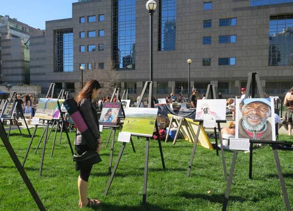 Black Modern Easels